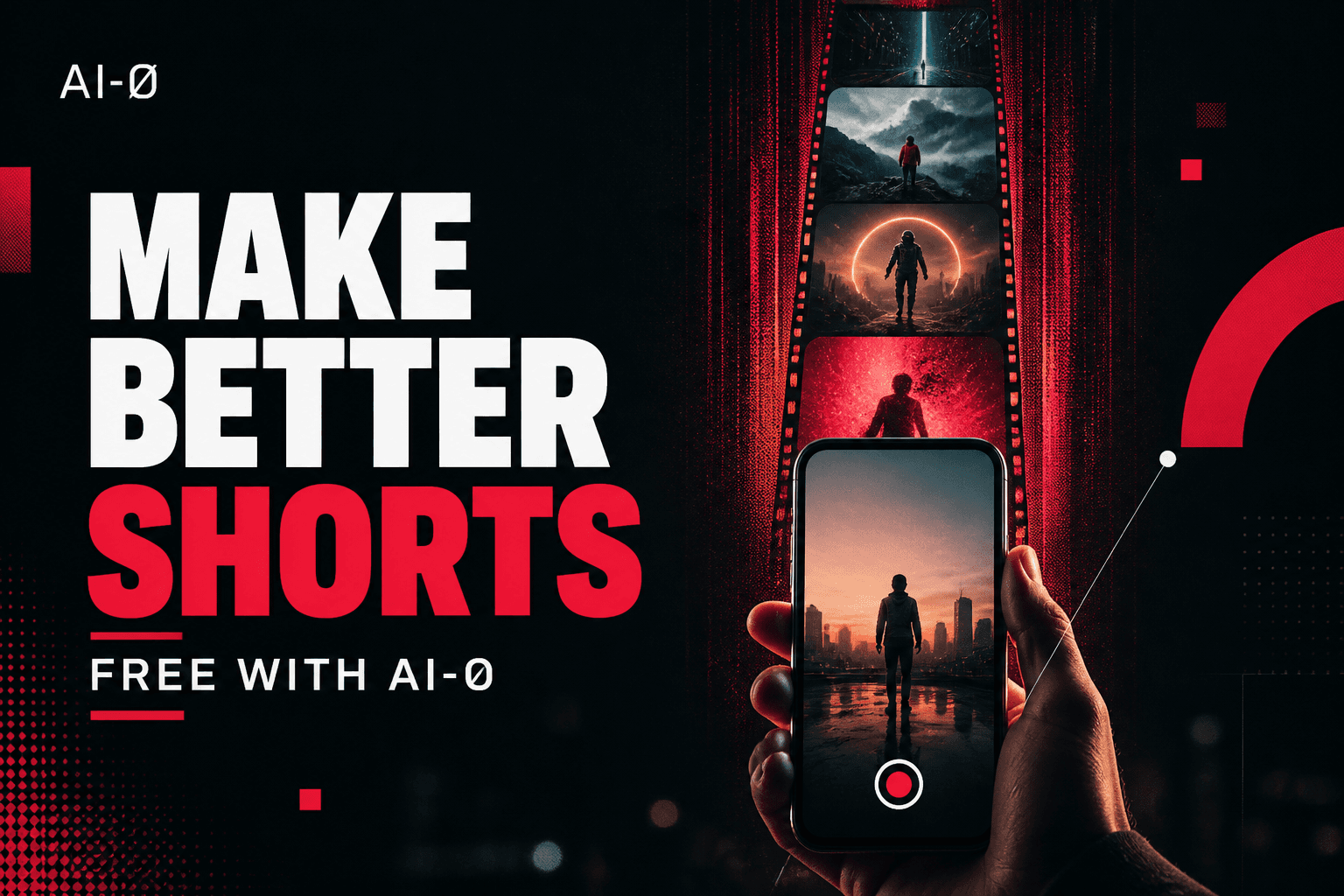 Editorial poster for creating better YouTube Shorts with free AI video tools